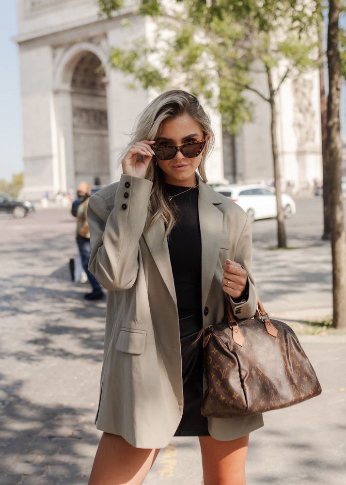 Taupe blazer clearance